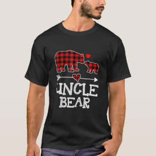 Uncle Bear Red Buffalo Plaid Uncle Bear Pajama T-Shirt