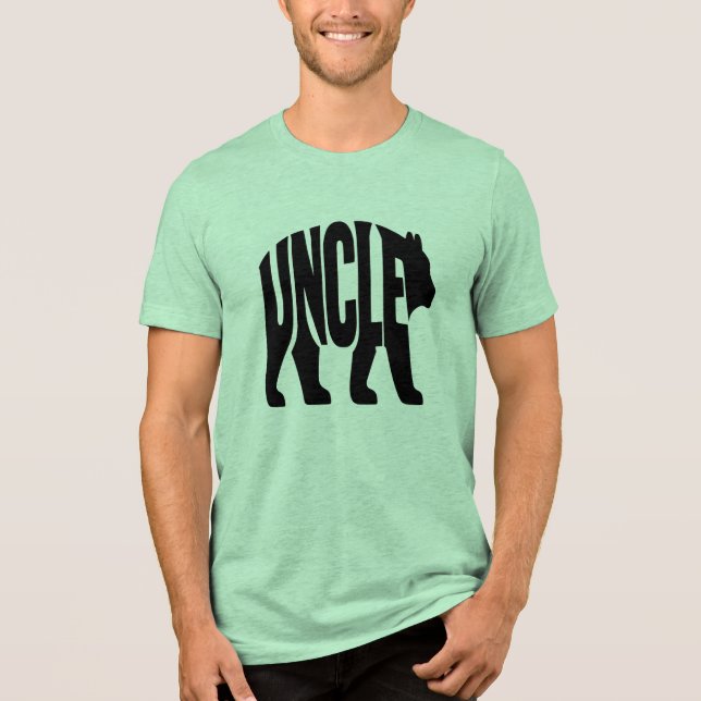 Uncle Bear  Tri-Blend Shirt (Front)