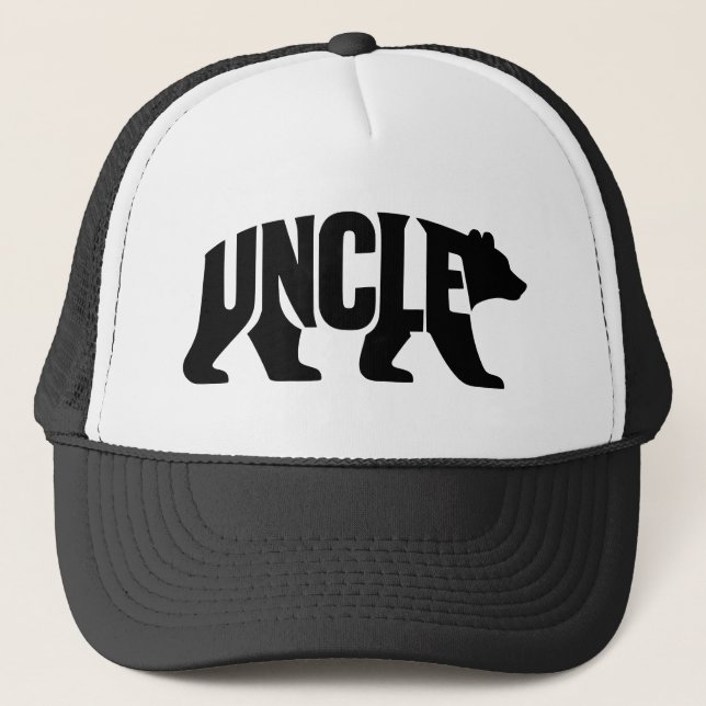 Uncle Bear  Trucker Hat (Front)