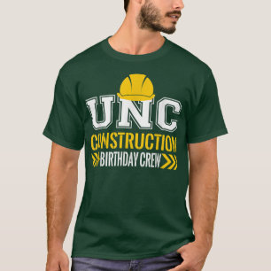 Uncle Birthday Crew 1st construction Birthday Truc T-Shirt