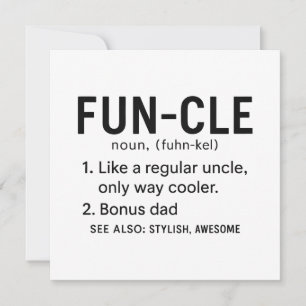 Uncle Birthday Funcle Card