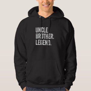 Uncle Brother Legend - Vintage Distressed Bold Unc Hoodie