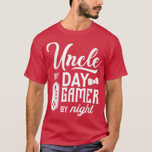 Uncle By Day Gamer By NightVideo Game Controller T-Shirt