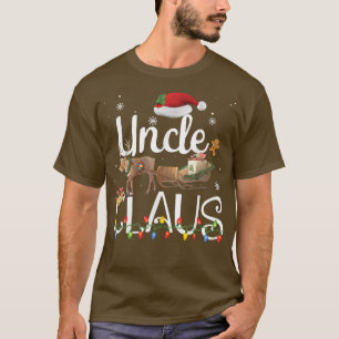Uncle Claus Funny Grandma Santa Pyjamas Christmas T-Shirt