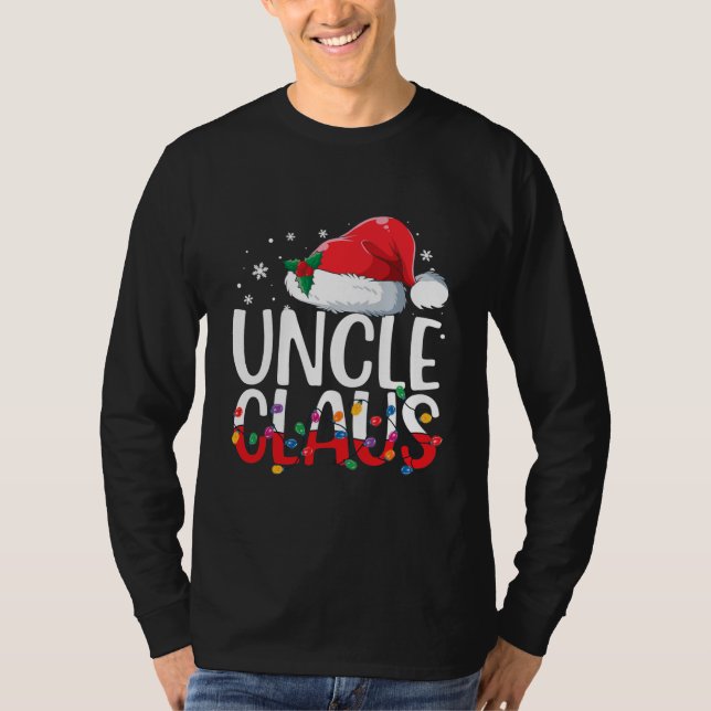 Uncle Claus Matching Family Christmas Pajamas T-Shirt (Front)