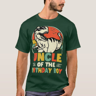 Uncle Dinosaur of the Birthday Boy Matching Family T-Shirt