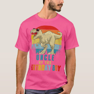 Uncle Dinosaur of the Birthday Boy Matching Family T-Shirt