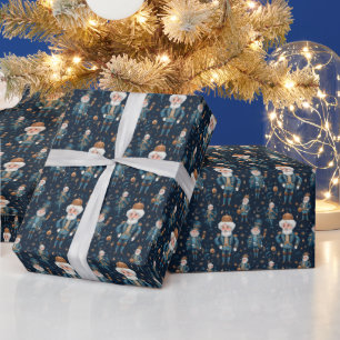  Uncle Drosselmeyer: Blue Nutcracker Ballet  Wrapping Paper