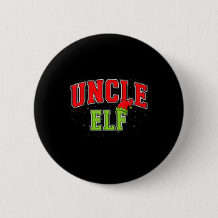 Uncle Elf Christmas Family Matching Group Xmas Unc 6 Cm Round Badge