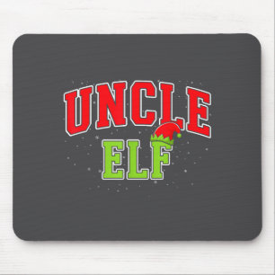 Uncle Elf Christmas Family Matching Group Xmas Unc Mouse Pad
