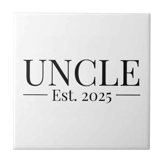 Uncle Established 2025 Tile (Front)
