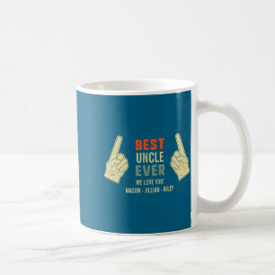 Uncle Ever Inting Finger Niece Nephew Names Coffee Mug