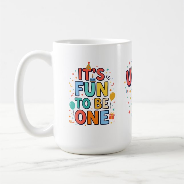 Uncle First Birthday Gift Mug (Left)