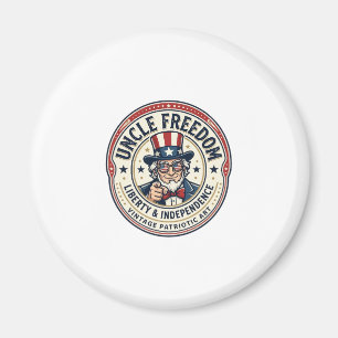 Uncle Freedom Patriotic Uncle Sam Founding Charact Magnet