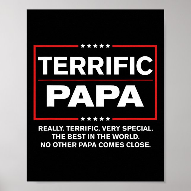 Uncle - Funny Donald Trump Great Papa  Poster (Front)