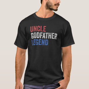 Uncle Godfather Legend Red White And Blue T-Shirt