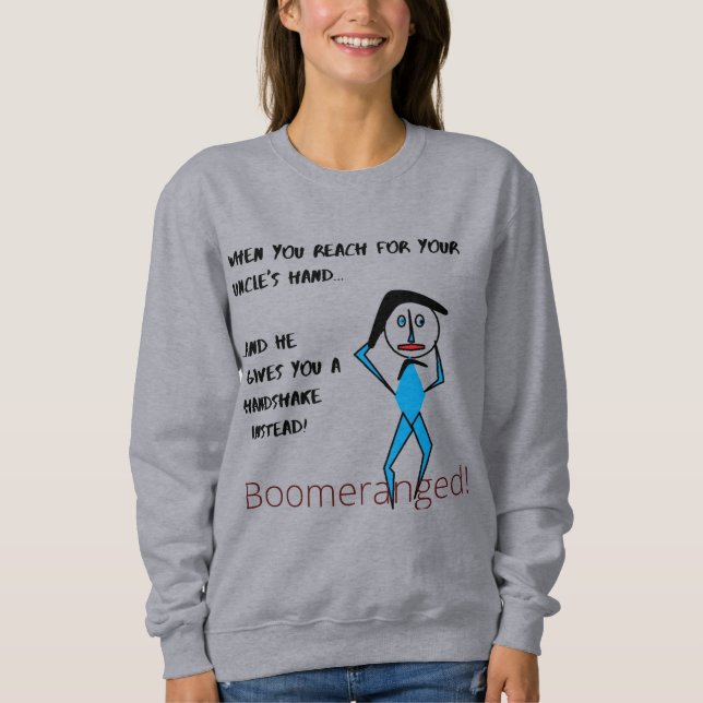 Uncle Handshake  Boomeranged Sweatshirt (Front)