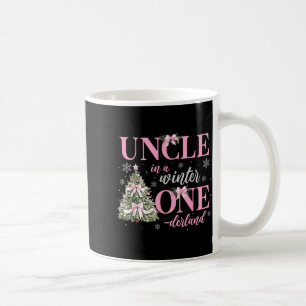 Uncle In A Winter Onederland Birthday Girl Christm Coffee Mug