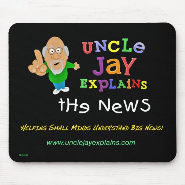 Uncle Jay Explains - Mousepad (Front)