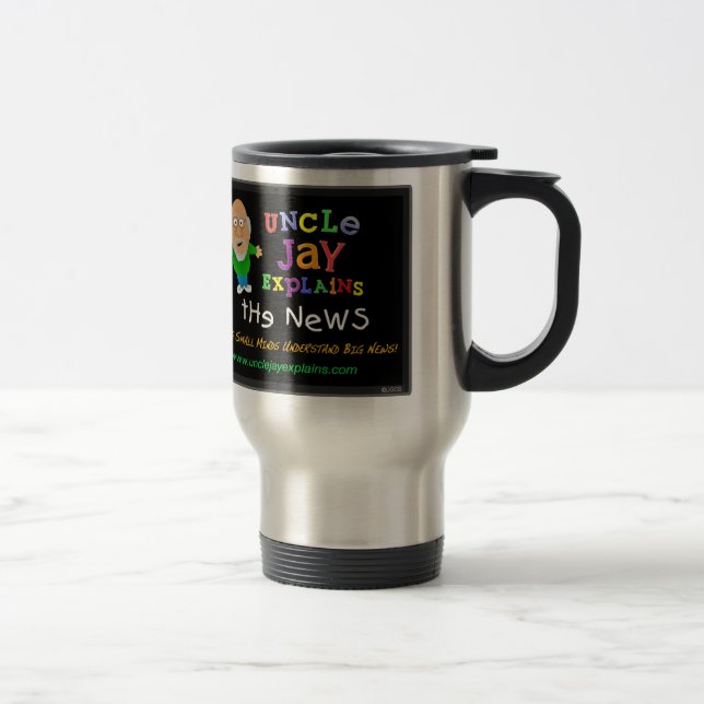 Uncle Jay Explains - Travel Mug (Right)