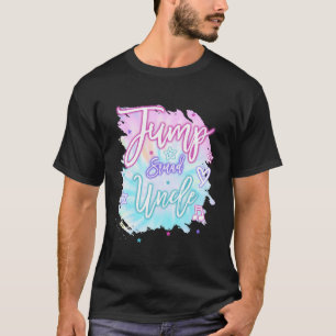 Uncle Jump Squad Birthday Trampoline Jump Bday Gir T-Shirt