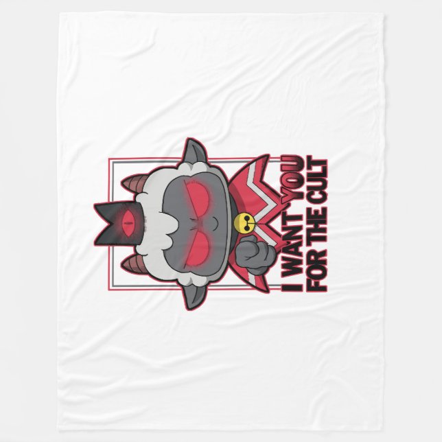 Uncle Lamb Fleece Blanket (Front)