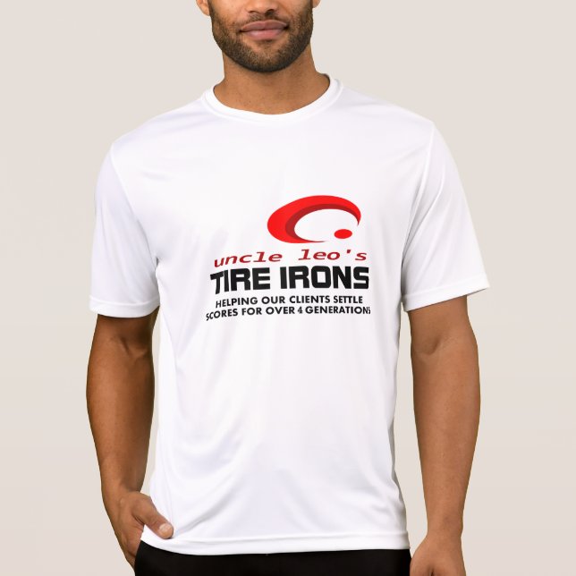Uncle Leo's Tire Irons 4 Generations Athletic T-Shirt (Front)