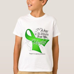 Uncle Lime Green Ribbon - Lymphoma T-Shirt