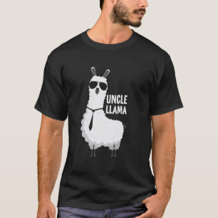 Uncle Llama Uncle Of The Birthday Llama Party Fami T-Shirt