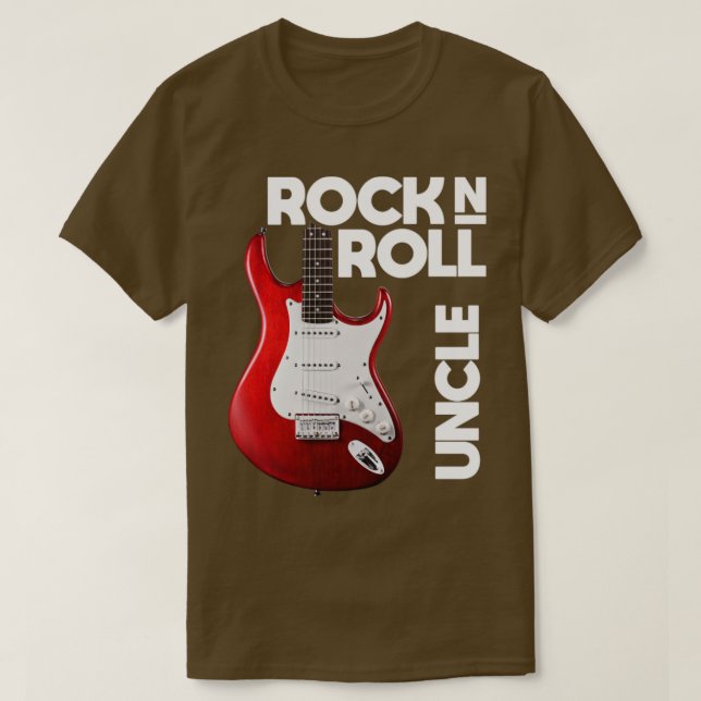 Uncle Love Rock n Roll Funny TShirt (Design Front)