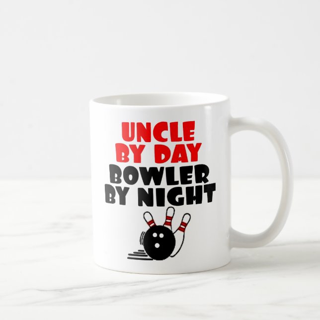 Uncle Loves Bowling Coffee Mug (Right)