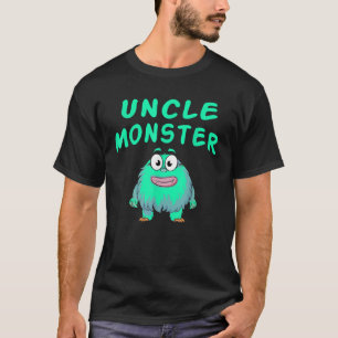 Uncle Monster Birthday Halloween Family Monster te T-Shirt