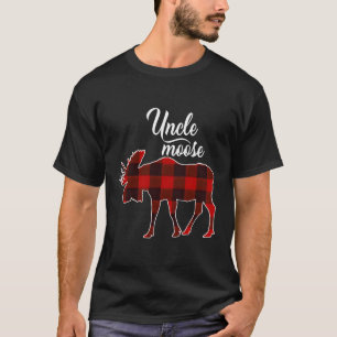 Uncle Moose Red Plaid Pajama T-Shirt