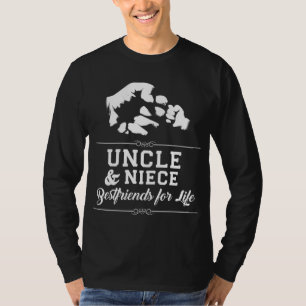 Uncle Niece Friends Fist Bump Avuncular Family Coo T-Shirt