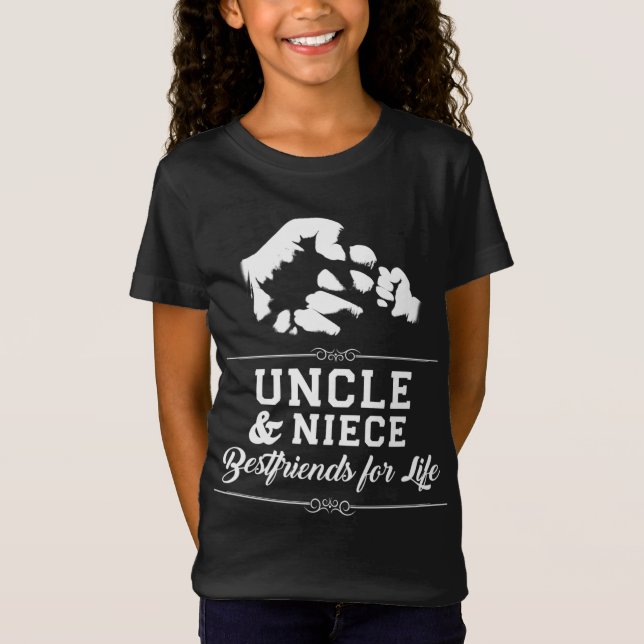 Uncle Niece Friends Fist Bump Avuncular Family Coo T-Shirt (Front)