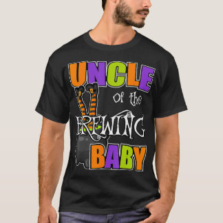 Uncle of Brewing Baby Halloween Theme Baby Shower  T-Shirt