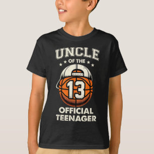 Uncle Of The 13 Official Teenager 13th Birthday Sk T-Shirt