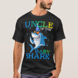 UNCLE Of The Baby Shark Birthday Brother Shark Shi T-Shirt<br><div class="desc">Birthday Shark,  Birthday Boy Shark,  Birthday Boy ,  Birthday Girl Shark,  Family Matching Shark,  Shark,  UNCLE Of The Baby Shark Birthday Brother Shark Shirt</div>