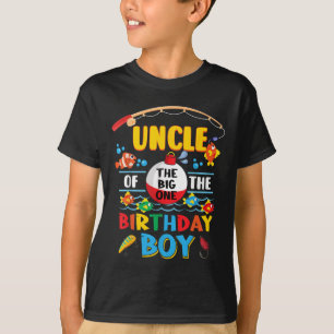 Uncle Of The Big One Fishing 1st Birthday Ofishall T-Shirt