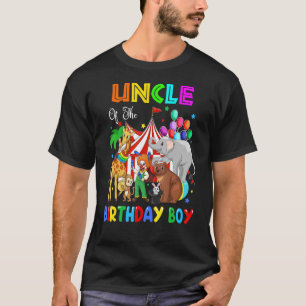 Uncle Of The Birthday Boy Circus Themed Carnival P T-Shirt