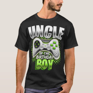 Uncle of the Birthday Boy Matching Video Game Birt T-Shirt