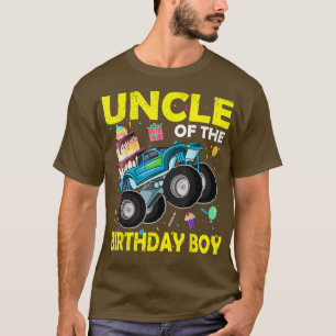 Uncle of the Birthday Boy Monster Truck Birthday U T-Shirt