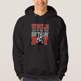 Uncle of the Birthday Boy Soccer Dab Birthday Cele Hoodie