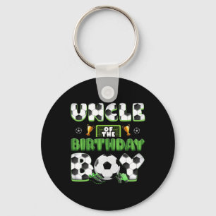 Uncle Of The Birthday Boy Soccer Group Family Matc Key Ring