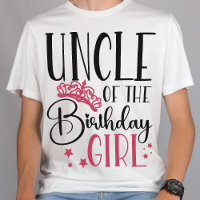 Uncle of the Birthday Girl Squad Custom Matching