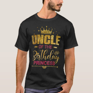 Uncle Of The Birthday Princess Girls Party T-Shirt
