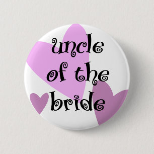Uncle of the Bride 6 Cm Round Badge