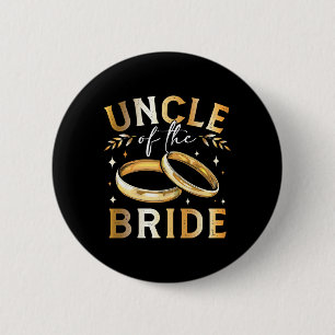 Uncle Of The Bride Bride’s Uncle Wedding And Engag 6 Cm Round Badge