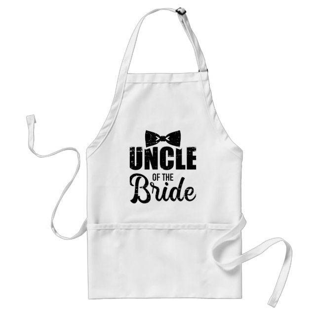 Uncle of the bride for wedding standard apron (Front)