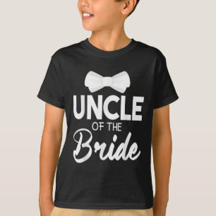 Uncle Of The Bride Groom Happy Wedding Married Hus T-Shirt